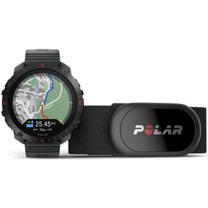 Polar Grit X2 Pro Premium Outdoor Smart Watch met Hartslagsensor - Zwart - S/L
