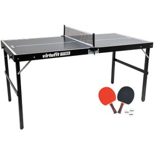 VirtuFit Mini Tafeltennistafel TT160 - Met 2 Batjes en 3 Ballen - Tweedekans