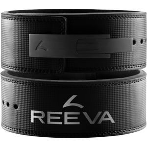 Reeva Lifting Belt van Carbon Leer - RVS Gesp - 13 mm - M
