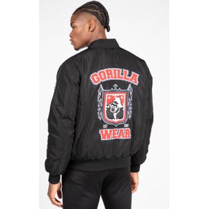 Gorilla Wear Covington Bomber Jacket - Zwart - L