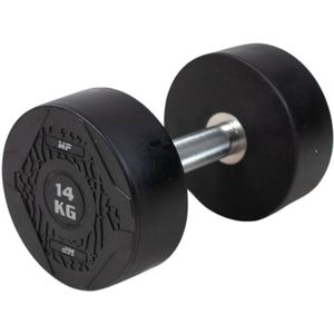 Muscle Power Ronde Dumbbell - Rubber - Per stuk - 14 kg