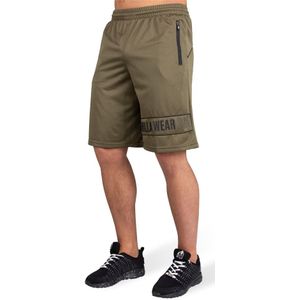 Gorilla Wear Branson Shorts - Legergroen/Zwart - S