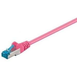Netwerkkabel | Cat6a S/FTP | 15 meter (Roze)