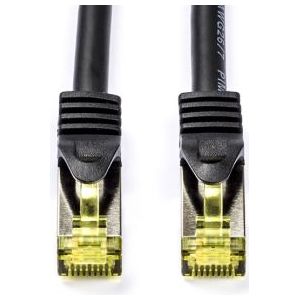 Internetkabel | Cat7 S/FTP | 5 meter (100% koper, LSZH, Zwart)