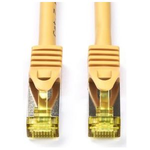 Netwerkkabel | Cat7 S/FTP | 30 meter (100% koper, LSZH, Geel)