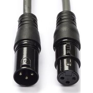 XLR kabel (m/v) | Nedis | 10 meter (Gebalanceerd, Stereo, 3-pins)