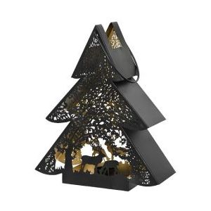 Waxinelichthouder kerst | 17 x 21 cm (Kerstboom, Binnen)