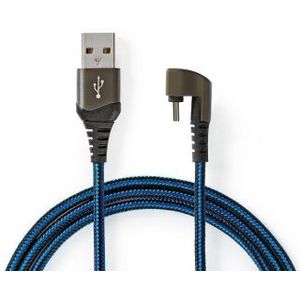 USB A naar USB C kabel | 2 meter | USB 2.0