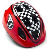 Kinderhelm | Polisport | Race (Maat XS, Rood/Zwart)