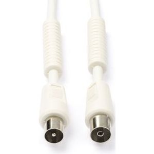 Coax kabel - Nedis - 3 meter (Digitaal, 100 dB, Wit)