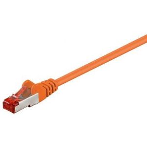 Netwerkkabel | Cat6 S/FTP | 30 meter (100% koper, LSZH, Oranje)