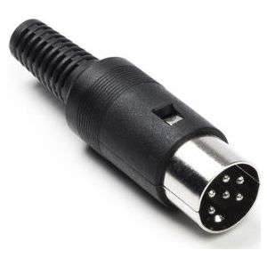 DIN connector | Nedis (6-pin, Mannelijk, Zwart)