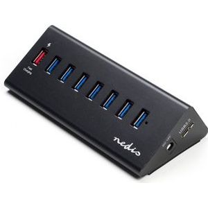 USB A hub | Nedis (USB A naar 8 x USB A, Snelladen, Externe voeding)