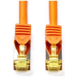 Netwerkkabel | Cat7 S/FTP | 15 meter (100% koper, LSZH, Oranje)