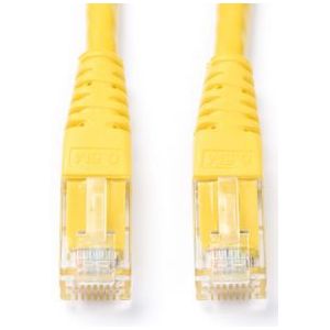 Netwerkkabel | Cat6 U/UTP | 15 meter (100% koper, Geel)