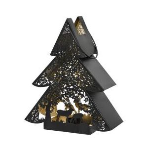 Waxinelichthouder kerst | 25 x 30 cm (Kerstboom, Binnen)