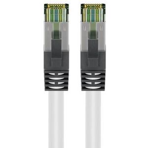 Premium S/FTP CAT8.1 40 Gigabit netwerkkabel / wit - LSZH - 0,50 meter