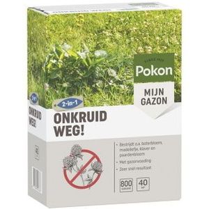 Pokon Onkruid Weg | Gazon | 40 m² (Korrels, 800 gram)