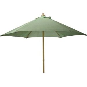 Parasol | Gardalux | Ø 210 cm (Groen, Rond, Polyester doek)