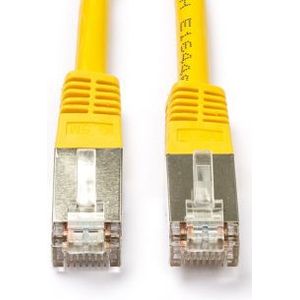 Netwerkkabel | Cat5e F/UTP | 20 meter (100% koper, Geel)