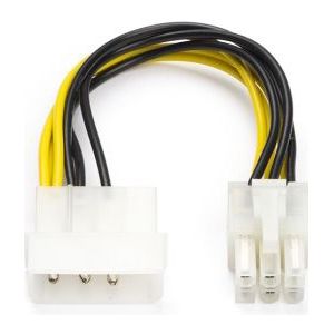 Molex naar PCI Express kabel | Nedis | 0,15 meter