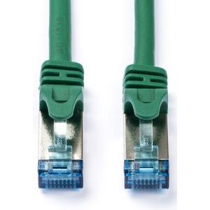 Netwerkkabel - Cat6a SF/UTP - 10 meter (100% koper, LSZH, Groen)
