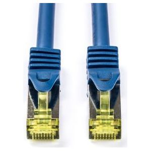 Netwerkkabel | Cat7 S/FTP | 15 meter (100% koper, LSZH, Blauw)