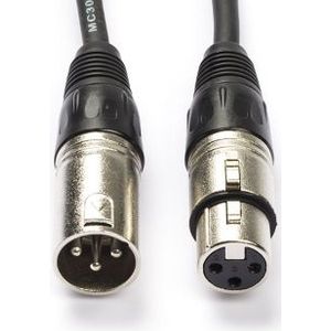 XLR kabel (m/v) | Procab | 1.5 meter (Gebalanceerd, Stereo, 3-pins)