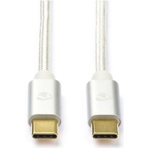 Samsung oplaadkabel | USB 2.0 | 1 meter (100% koper, Nylon, Zilver)