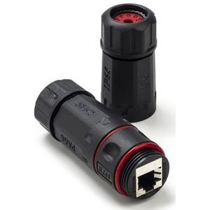 CAT6 RJ45 koppelstuk voor buiten, stof- en waterdicht - Kabelverbinder - Kabel Connector