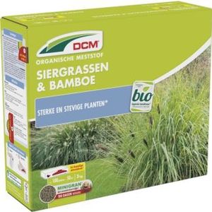 Siergrassen en bamboe mest | DCM | 50 m² (Organisch, 3 kg, Bio-label)