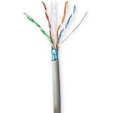 Netwerk Kabel Rol - CAT6 - Stranded - F/UTP - CCA - 50.0 M - Binnenshuis - Rond - PVC - Grijs