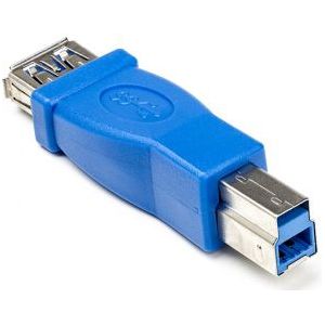 USB B 3.0 mannelijk - USB A 3.0 vrouwelijk adapter