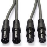 XLR kabel (m/v) | Nedis | 5 meter (Gebalanceerd, Stereo, 3-pins)