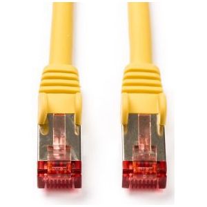 Netwerkkabel | Cat6 S/FTP | 30 meter (100% koper, LSZH, Geel)