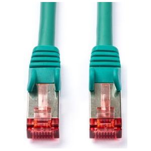 Netwerkkabel | Cat6 S/FTP | 30 meter (100% koper, LSZH, Groen)