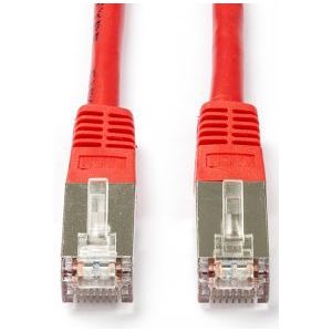 Netwerkkabel | Cat5e F/UTP | 5 meter (100% koper, Rood)