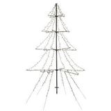 Metalen kerstboom met verlichting | 2 meter