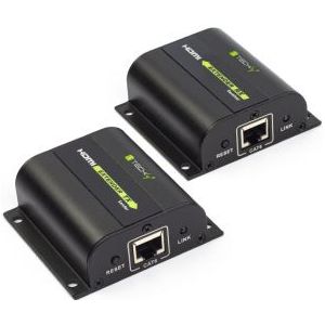 HDMI extender - Techly - Tot 60 meter over UTP (Cat5e/6/6a/7, Full HD)