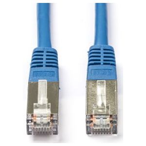 Netwerkkabel | Cat5e F/UTP | 0.5 meter (100% koper, Blauw)