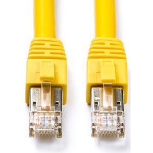 Netwerkkabel | Cat8 S/FTP | 5 meter (100% koper, LSZH, Geel)