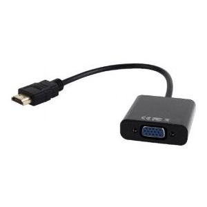 HDMI naar VGA adapter | Cablexpert | 0.15 meter (Jack 3.5 mm, Full HD)