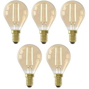 LED lamp E14 | Kogel | Calex (3.5W, 250lm, 2100K, Dimbaar, 5 stuks)