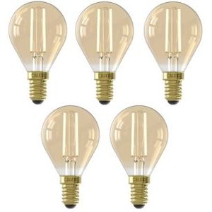 Led lamp E14 | Kogel | Calex (3.5W, 250lm, 2100K, Dimbaar, 5 stuks)