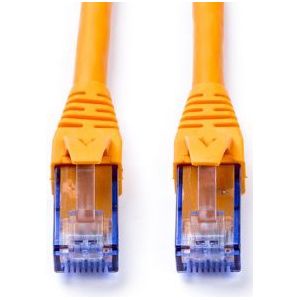 Netwerkkabel |  Cat6a U/UTP | 15 meter (100% koper, LSZH, Oranje)