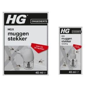 Muggenstekker + Navulling | HG |  Combideal (Eurostekker, 108 nachten)