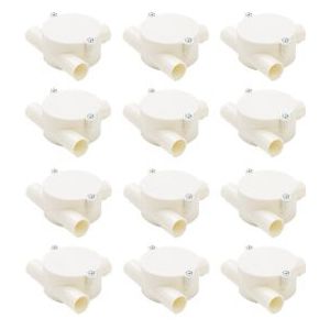 Lasdoos | Attema | 12 stuks (3 ingangen, Met deksel, 5/8 inch, 16 mm)