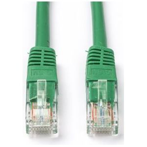 Netwerkkabel | Cat5e U/UTP | 1 meter (100% koper, Groen)