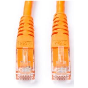 Netwerkkabel | Cat6 U/UTP | 2 meter (100% koper, Oranje)