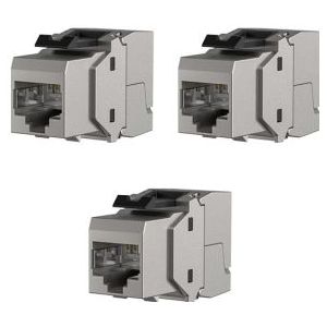 Keystone RJ45 | Cat6a S/FTP | 3 stuks (Klasse EA)